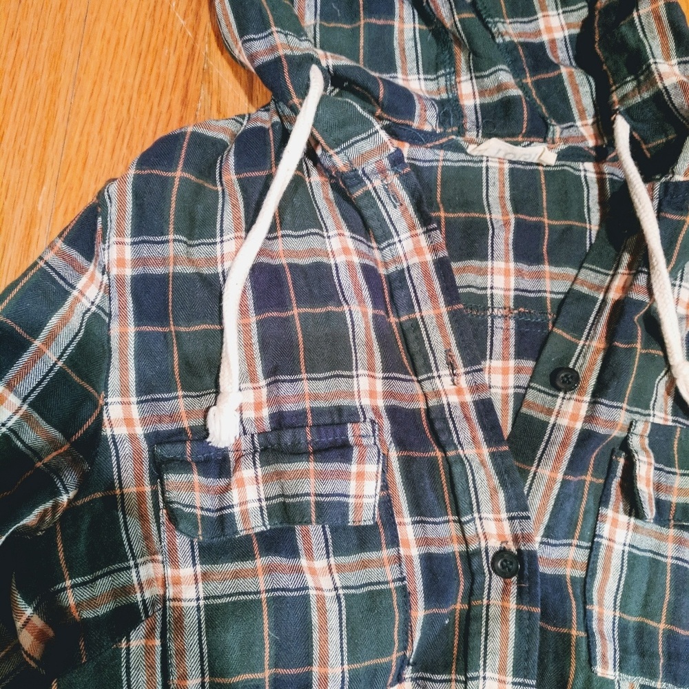Tobi grunge flannel hoodie